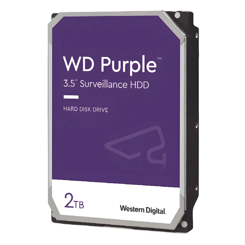 Disco Duro PURPLE de 2TB / 3 AÑOS DE GARANTÍA / Para Videovigilancia