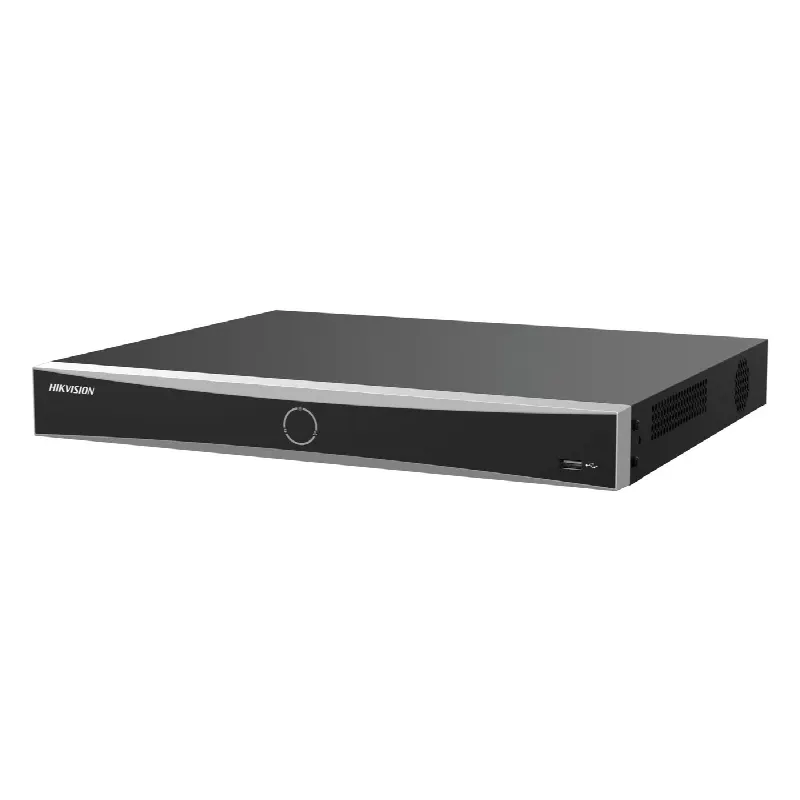 NVR IP / 16 Canales / 12 Megapixel (4K) / AcuSense / Reconocimiento Facial / 1 Bahía HDD / HDMI 4K / Sin PoE