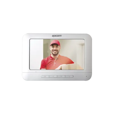 Monitor para Videoportero Análogo / 7 Pulgadas / 800x400 / Audio Manos Libres / 4 Hilos / Aluminio