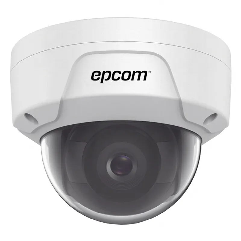 Cámara Domo IP / 4 Megapixel / Lente 2.8 mm / IR 30 m (98.4 ft) / WDR 120 dB / IP67 / IK10 / PoE / Exterior