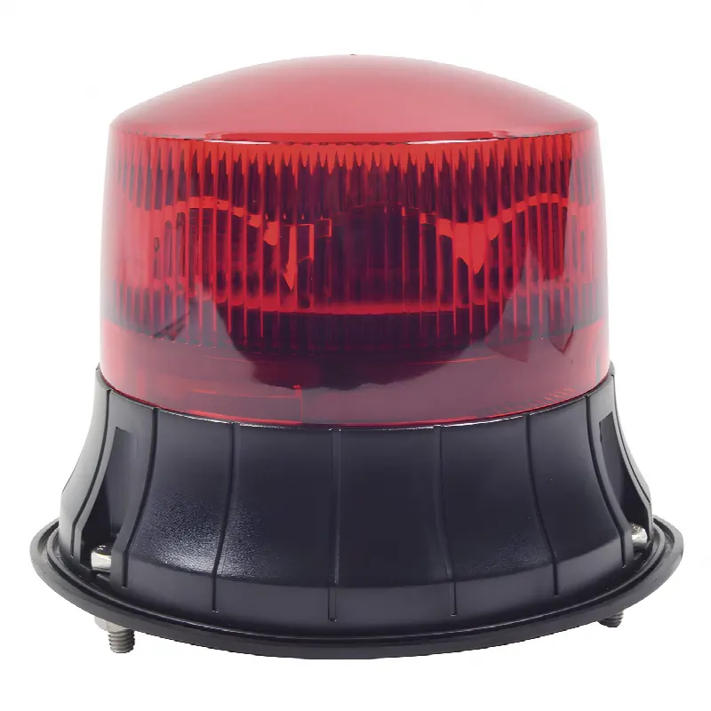 Burbuja LED giratoria / 9 LEDs / 12-30 VCC / IP65 / Montaje permanente / 1A máx / Rojo